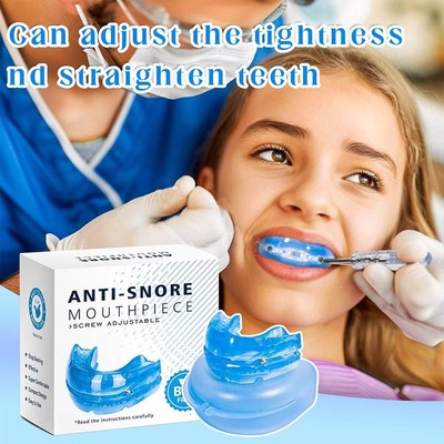 Snoring Mouth Guard Stop Snoring Mouthpiece Anti Snore Sleep Aid Apnea Adjust NE