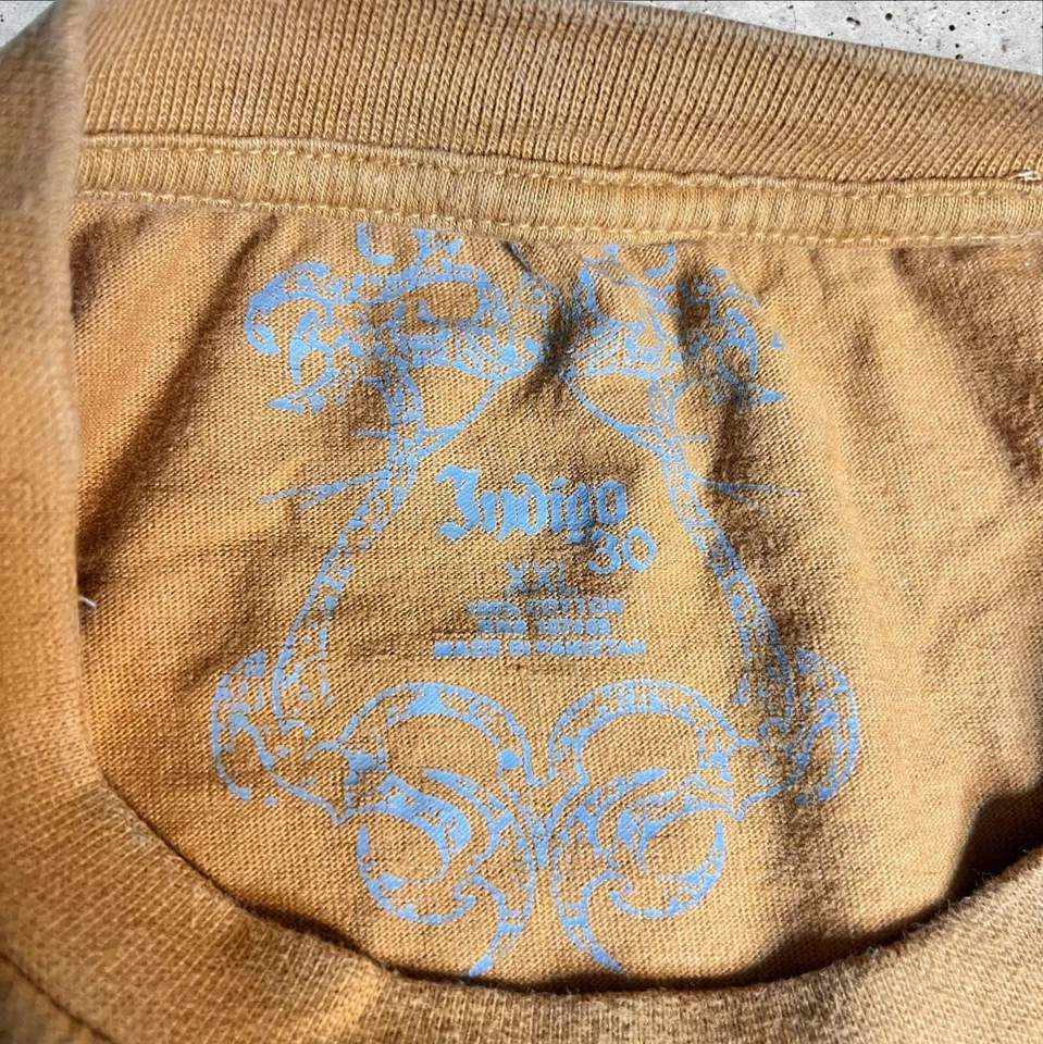 Indigo Aflfiction style Graphic T-Shirt Size XXL - Image 3 of 4