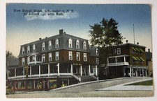 Postcard New Royal Hotel Edmundston New Brunswick Canada Posted 1934