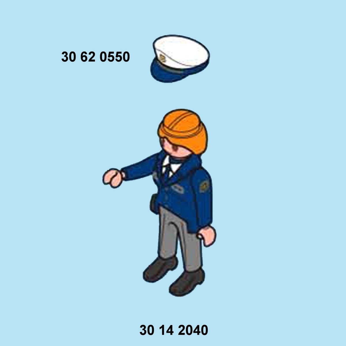 PLAYMOBIL COMMISSARIAT DE police EUR 40,00 - FR