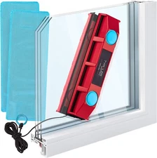 The Glider D2 Magnetic Window Cleaner for Double Glazed Windows Fits to 0.3-0.7 