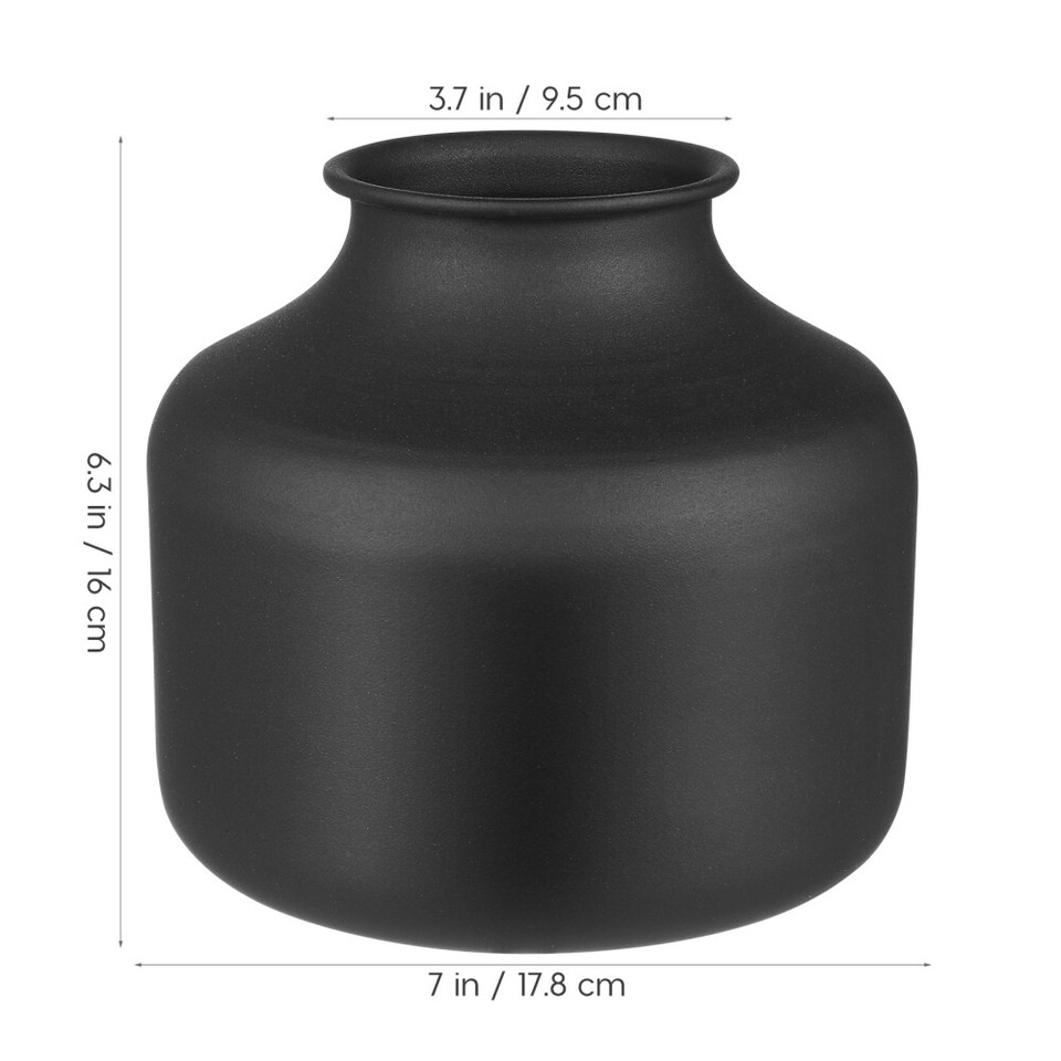 Flower Vase Strong Vase Brown Vase Large Black Vase Iron Flower Pot