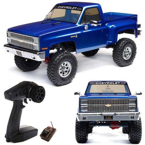 Axial AXI03030T1 1/10 SCX10 III Base Camp 1982 Chevy K10 4X4 RTR, Blue - Picture 1 of 12