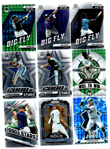 12 card lot 2022-23 MOSAIC/PRIZM INSERTS PRIZMS