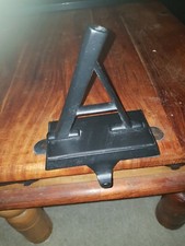 Black Letter/Initial A shelf hook 16 x 13 cms, baise protector  underneath