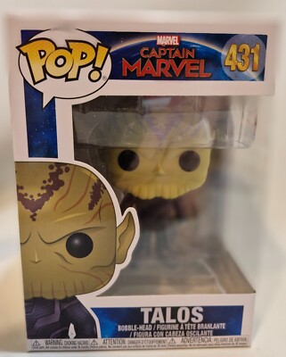 Funko Pop Vinyl Marvel Captain Marvel Talos #431 Bobble Head