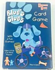 Blue's Clue's Card Game Complete Ages 3 1998 University Games Nickelodeon