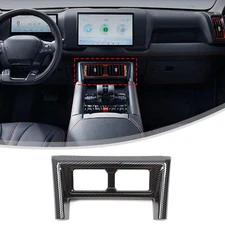 ABS Carbon Fiber Center Console Air Vent Frame Trim for BYD Shark 2024+