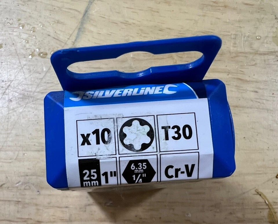 Silverline Trx Cr-V Screwdriver Bit T30 10 Pack CRV-T30 - Image 2 of 4