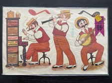 VINTAGE MEYERCORD DECORATOR DECALS NIP 3 MAN BAND