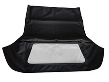 Fits Maserati Biturbo Zagato Soft Top 86-89 Haartz Black German Canvas