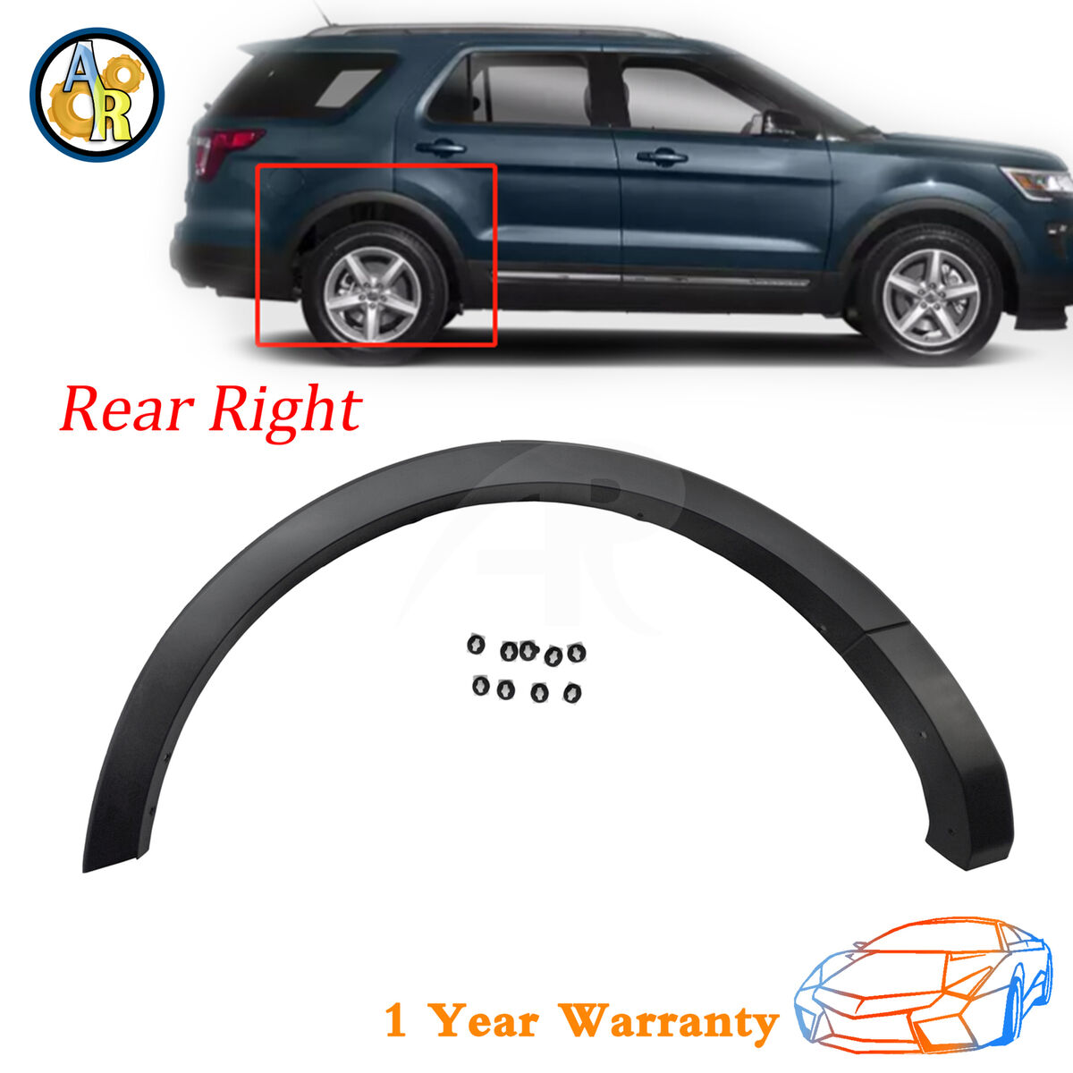 Full Fender and Mirror Kit | FORD EXPLORER SPORT 2017 Full Fender and Mirror Kit | FORD EXPLORER SPORT 2017