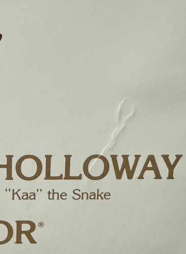 Jungle Book Disney 1984 MOVIE POSTER Original Insert Size 14x36 Inch Animation - Picture 6 of 19