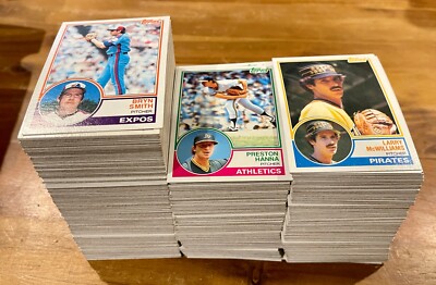 1983 Topps Baseball Cards 1-250 (EX-NM) - You Pick - Complete Your Set