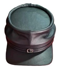 Leather Kepi American Civil War Cap Replica History Confederate Militaria all s