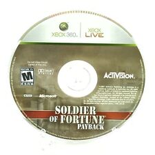 Soldier of Fortune Payback (2007) Xbox 360 Game Disc Only Play Tested