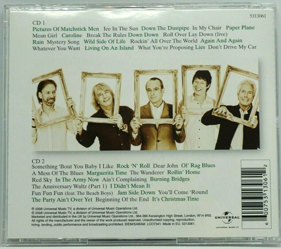 Status Quo : Pictures - 40 years of Hits (Best of) 2CD Album - Image 2 of 4