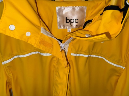 Lässige bpx Regenjacke Friesennerz PU GELB - 42, top ausgestattet! Reflexstreife - Bild 5 von 8