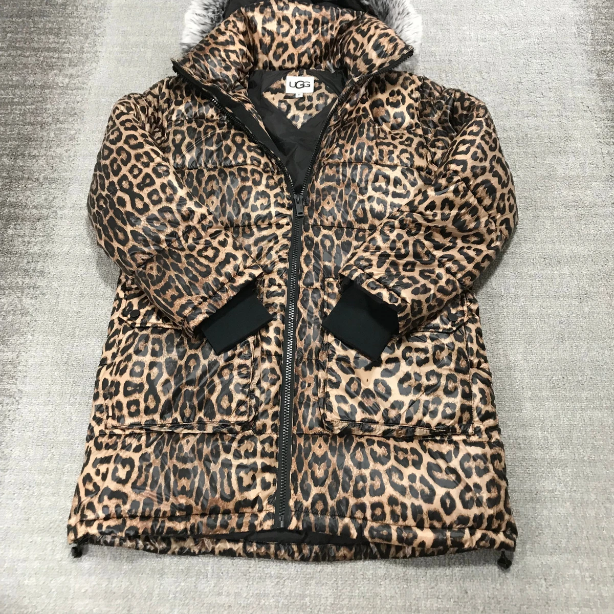 Ugg leopard coat deals