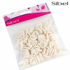SIBEL 100 x Finger Latex Rolled NAIL COVERS - Medical Skin Protection Gloves