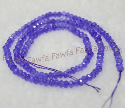 Lots Natural 2x4mm Multi-Color Faceted Gemstone Abacus Rondelle Loose Beads 15'' 
