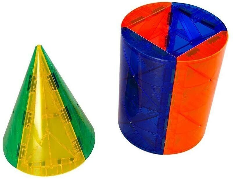 Mag Genius - Building net Tiles All New Cylinder and Cone Addition 4D