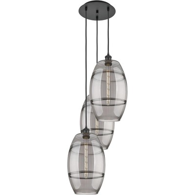 Innovations Lighting 113B-3P-BK-G557-10SM Ballston Vaz Pendant Matte Black