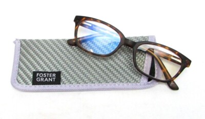 Foster Grant E Readers Reading Glasses SHEILA w/ Case - Choose Diopter