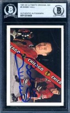 Bobby Hull Rookie Cards and Autographed Memorabilia Guide 8