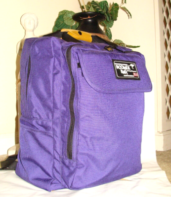 Savannah Luggage Works Purple Ballistic Nylon XL Kangaroo BOOMER