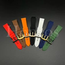 Silicone Rubber Watch Band Quick Release Replacement Strap 18 19 20 21 22 24 MM
