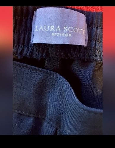 Laura scott Poly pull on pant full length maritime bleu size 16 W new - Picture 8 of 10
