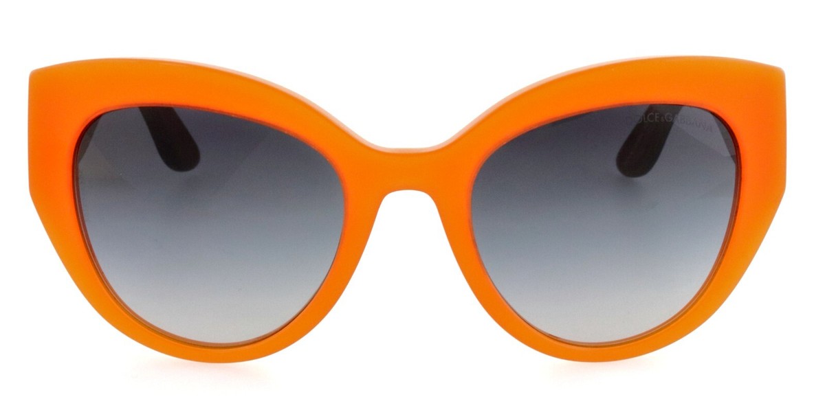 New DOLCE & GABBANA DG4278 3046/8G 52mm Orange Striped Wood
