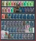 WALES - W70 to W161  UNMOUNTED MINT, BASIC SET OF 65 VALUES (HIGH FACE VALUE!!)