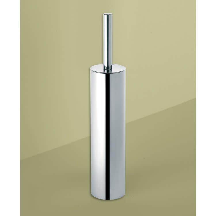 Nameeks ED34 Chrome Gedy Free Standing Toilet Brush Holder