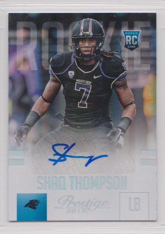 Shaq Thompson Panini Prestige #284 Autograph