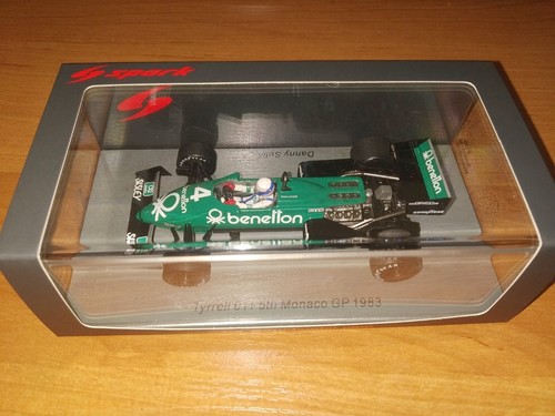 F1 Tyrrell 011 #4 Danny Sullivan 1983 Monaco GP Spark S7285 1:43 - Bild 2 von 5