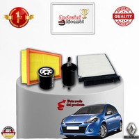 Set Service 4 Filter Renault Clio III 1.4 16V 72KW 98CV Von 2005->