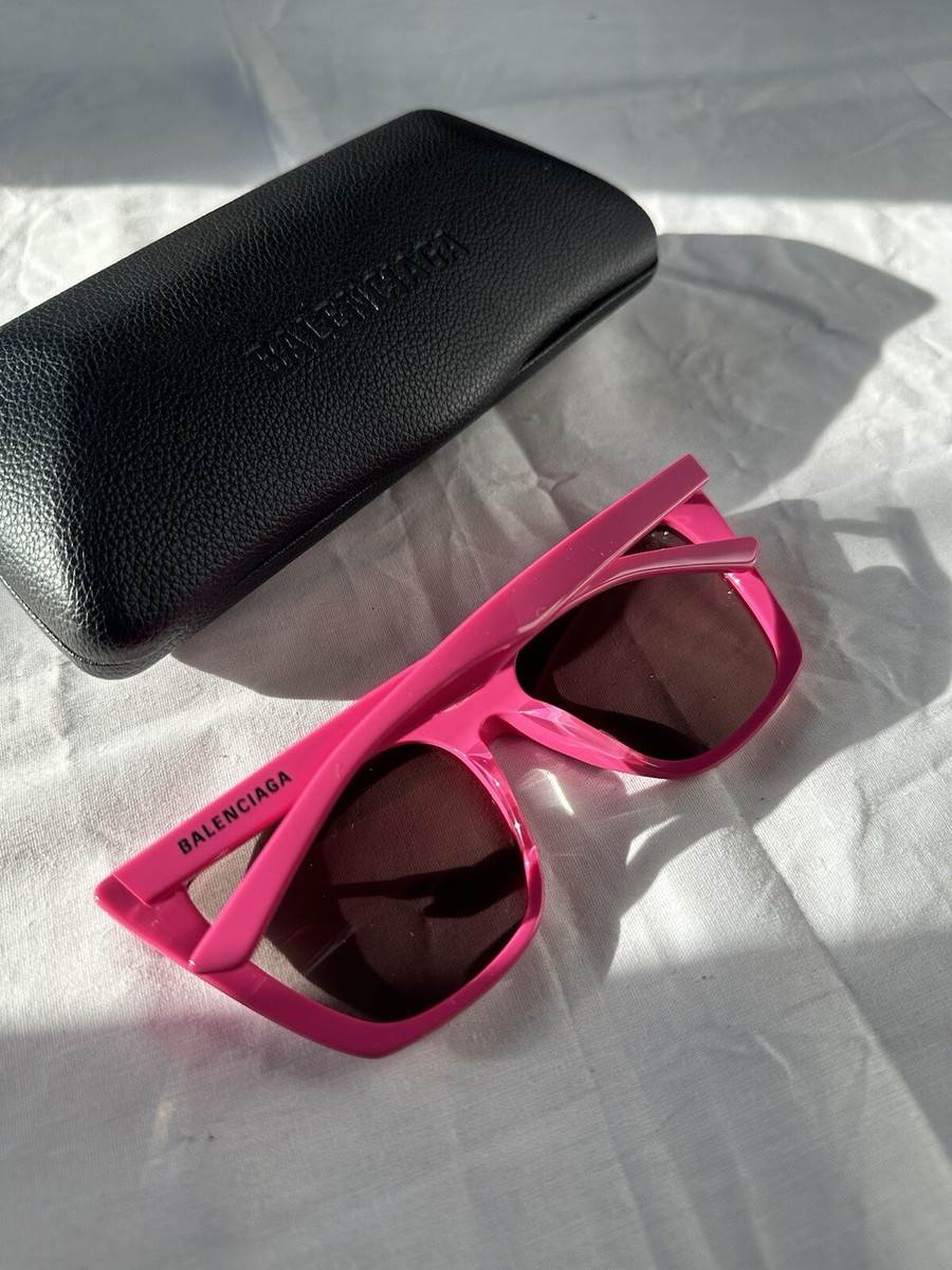 サングラス BALENCIAGA Fuchsia acetate Bossy Cat sunglasses Balenciaga Fuchsia Acetate Bossy Cat Sunglasses | italist