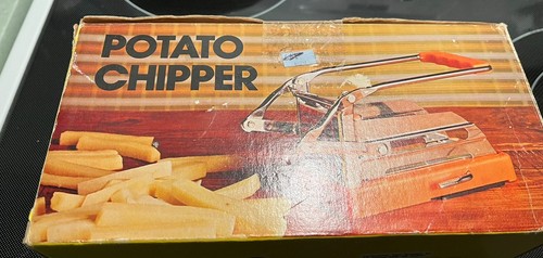 Potato Chipper French Fry Cutter original box Vintage NICE 25 /49 Fry Cuts