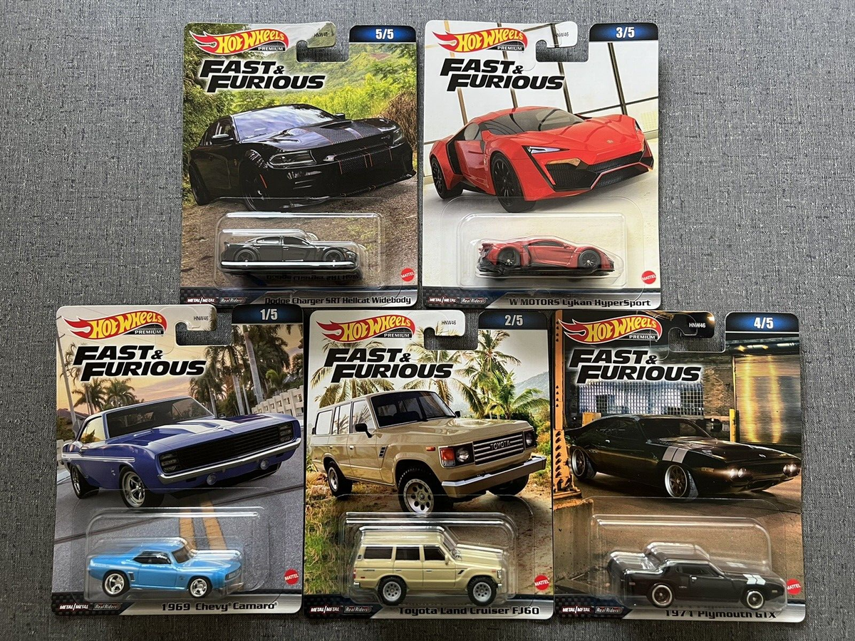 Fast & Furious Hot Wheels Premium Set 956B HNW46 2023 Real Riders
