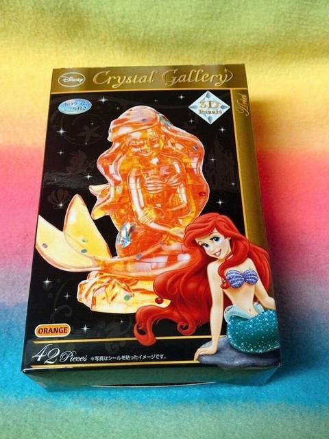 Hanayama 3d Crystal Puzzle Disney Ariel 42 pcsOrange for ...