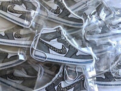 Nike Off-White Air Jordan grau Collab Lufterfrischer