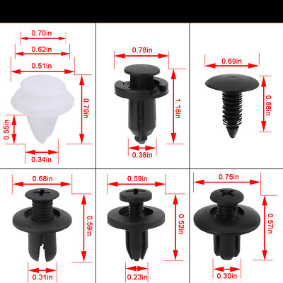 50X Stoßstange Push Befestigung Clips Halteclips Für Hyundai Kia 86950-28000 EBa