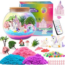 Leuchtendes Einhorn Terrarium Bastelset mit F...