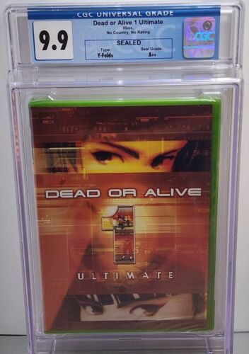 Dead or Alive 1 Ultimate Microsoft XBOX Sealed Graded CGC 9.9 A++ HTF RARE