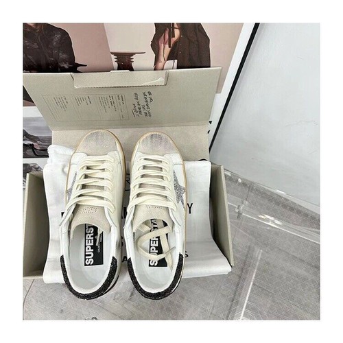 Golden Goose Mujer Cuero Retro Informal Zapatos Planos Zapatos con Cordones - Imagen 15 de 16