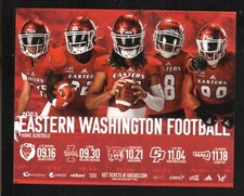 Eastern Washington Eagles 2023 Football Large Card Home Schedule Big Sky