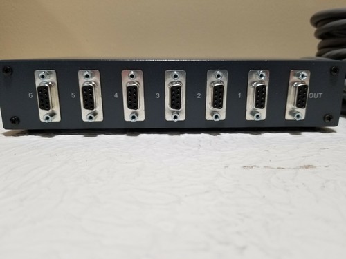 Ocean Matrix - OMX PSW6RS 6X1 RS422 Passive Switcher Plus 4 Cables - Picture 2 of 3