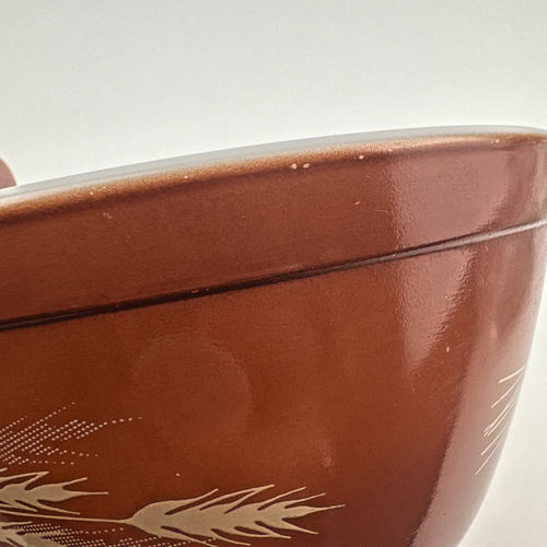 PYREX Autumn Harvest Wheat Nesting Mixing Bowls 443, 442, 441 Set of 3 Vintage - Picture 7 of 22